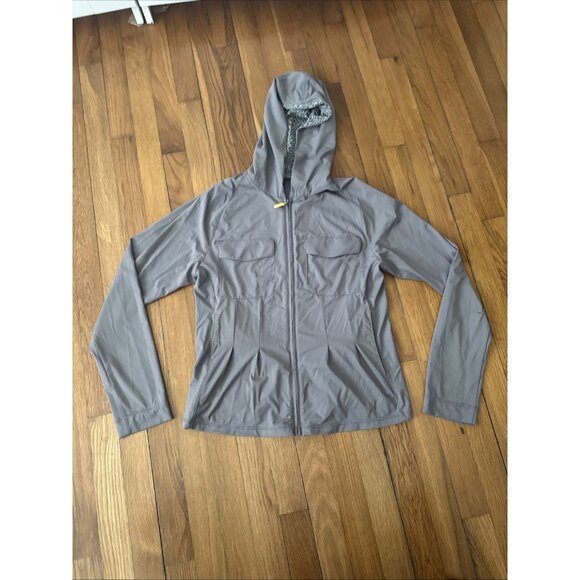 Title Nine Sweater Jacket Women's Gray Full Zip Pockets Size M - Picture 1 of 5